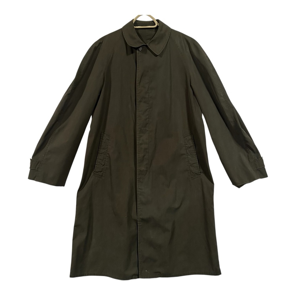Vintage Rainfair Men’s Trench Duster Raincoat 1970s Classic Topcoat M